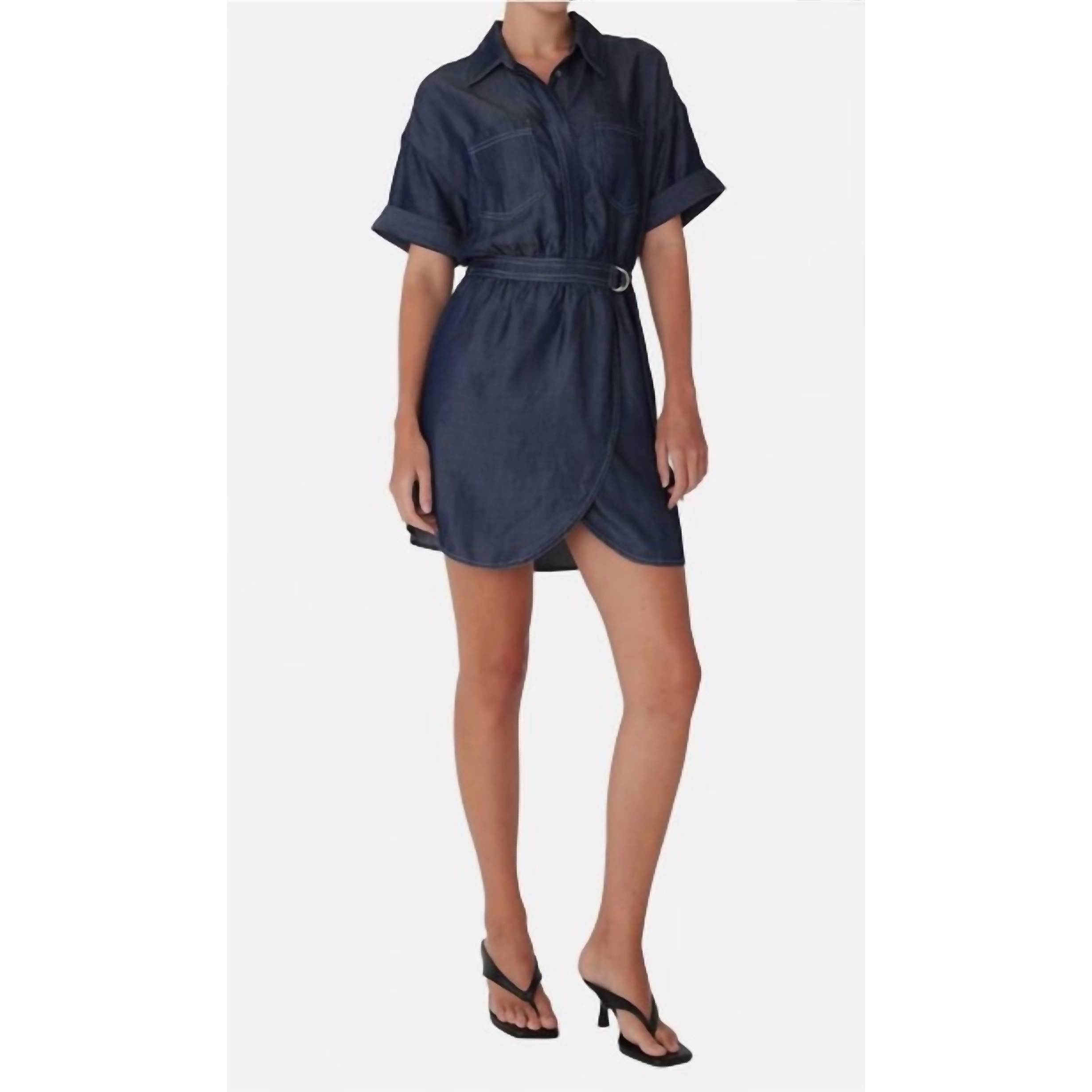 New Js71 Winnie Mini Dress In Indigo